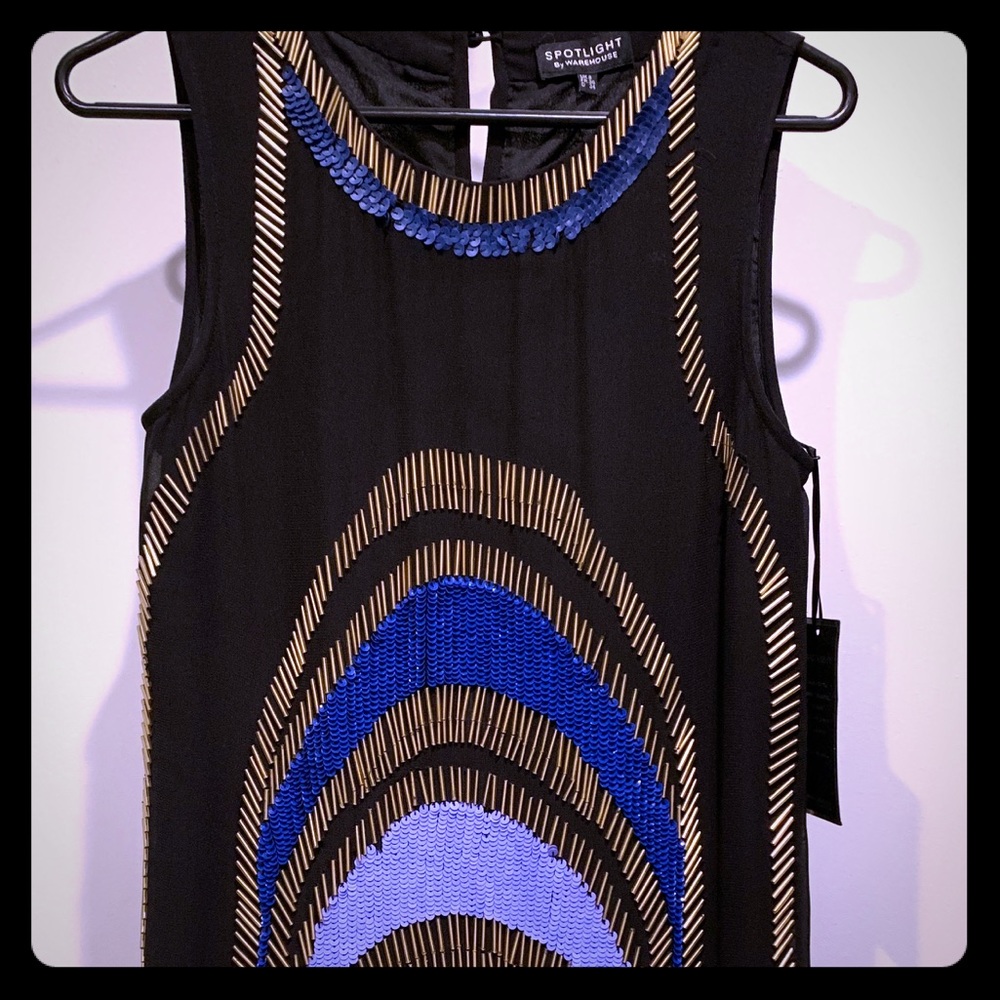 Spotlight by Warehouse UK Shift Dress - Size 4